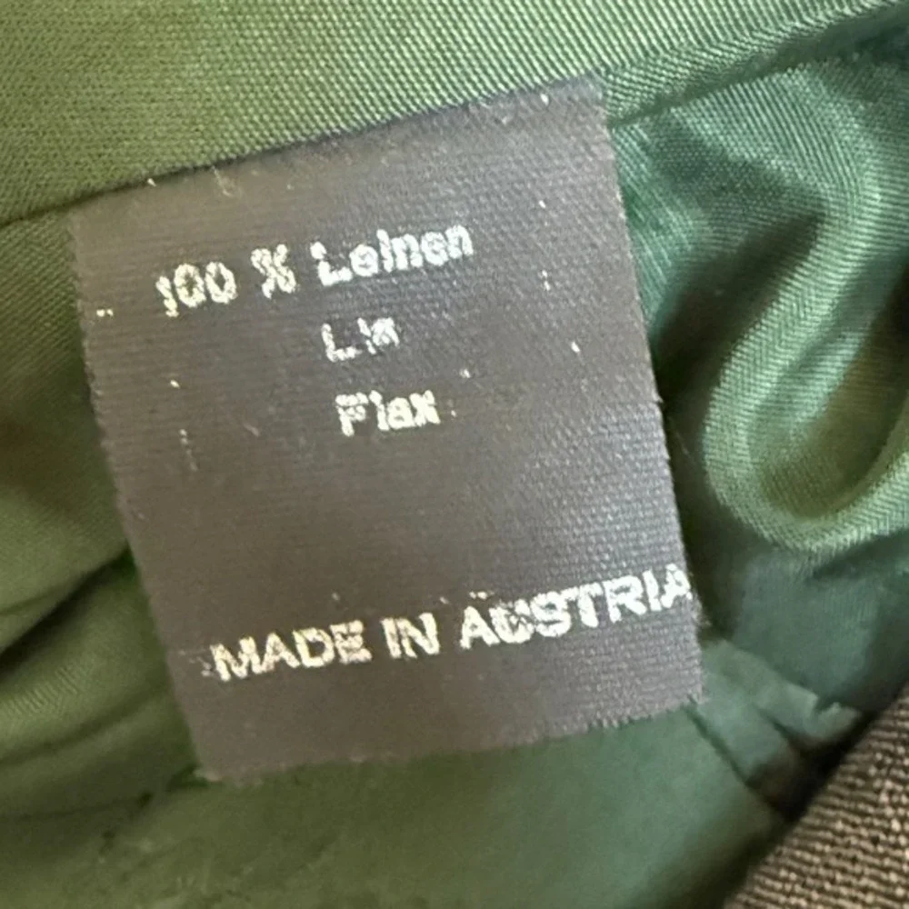 Lodenfrey Austrian Linen Jacket Loden Style‎ Blazer Made in Austria L